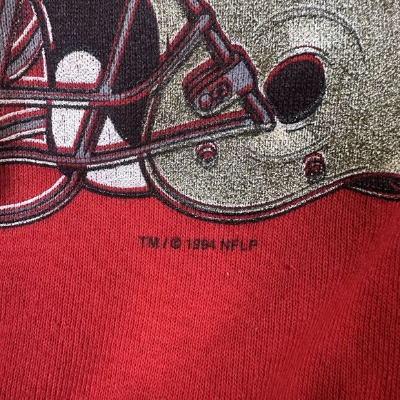 Vintage San Francisco 49ers Hank Williams Jr Crewneck Sweatshirt Size Large - Picture 3 of 8